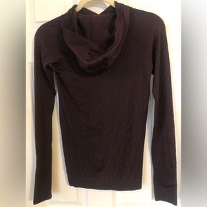 Lululemon Rest Less Hoodie Black Cherry Sz4